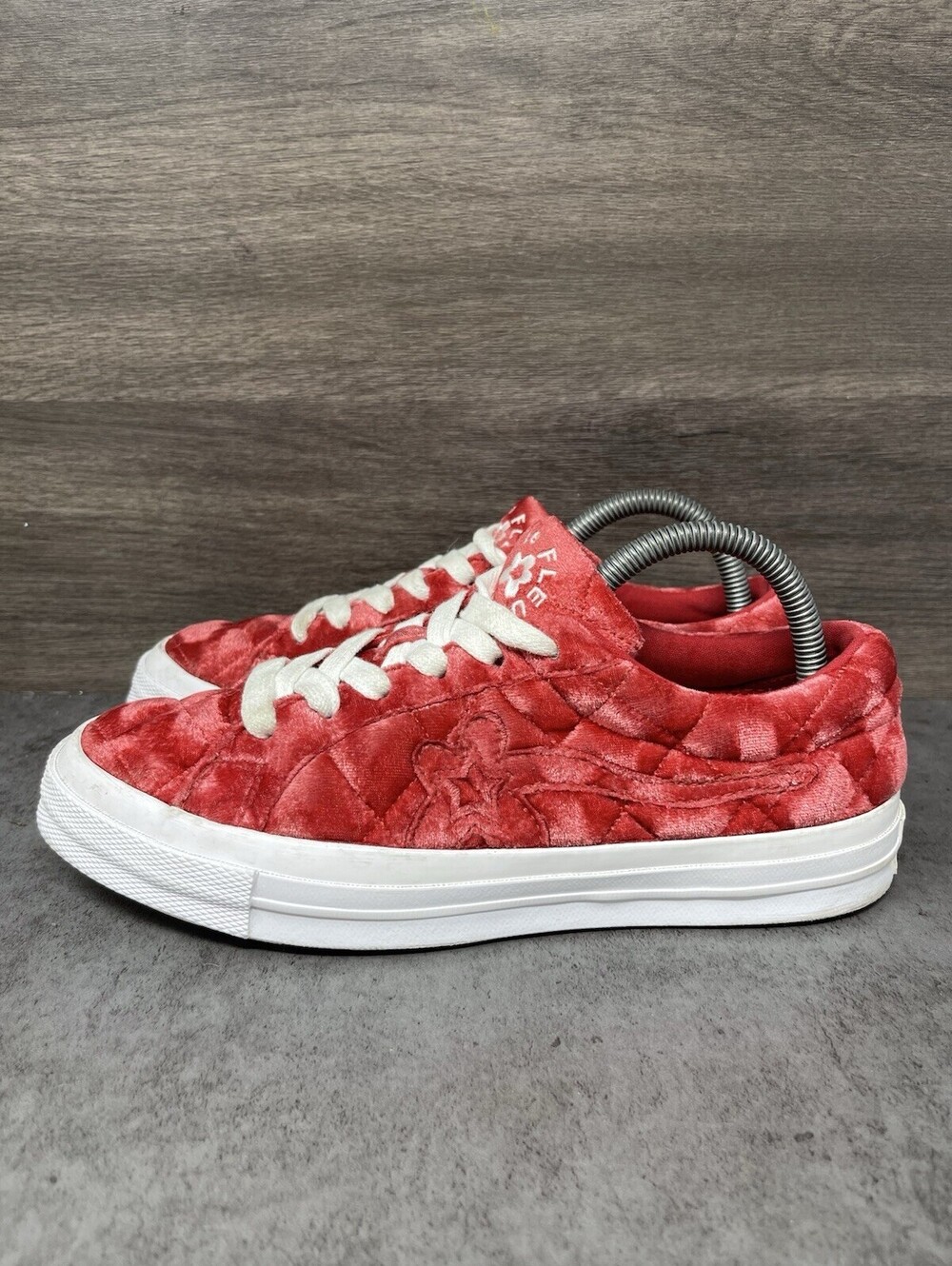 Converse One Star Golf Le Fleur Tyler The Creator Womens Size 8 Red Velvet 16559